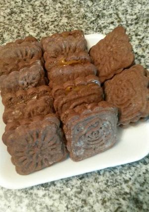 Una foto de Galletitas de aceite al cacao