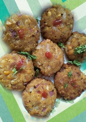 A picture of Chole kebab.