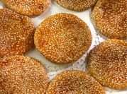 A picture of sesame mochi