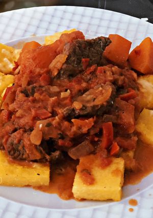 Una foto de Ñoquis de polenta
