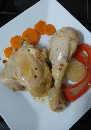 Una foto de Pollo en escabeche