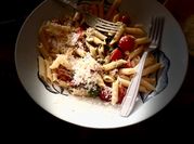 Une photo de pâte penne