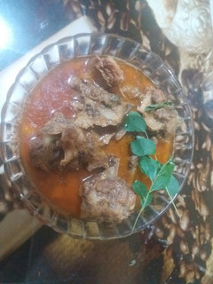 A picture of Mutton Qorma.
