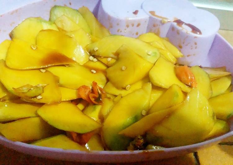 Resep Rujak mangga muda kecap, Menggugah Selera