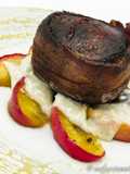 Filetto di Maiale Speziato con Mele e Gorgonzola