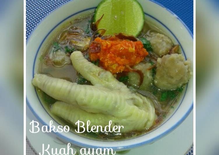 Bakso blender kuah ayam #bikinramadanberkesan