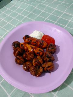 Foto resep Sosis & Bakso bakar pedas manis 🍢🍡