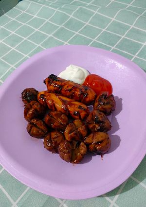 Foto resep Sosis & Bakso bakar pedas manis 🍢🍡