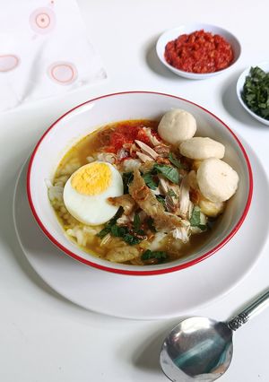 Foto resep Bubur Ayam Kuah Kecap Khas Palembang