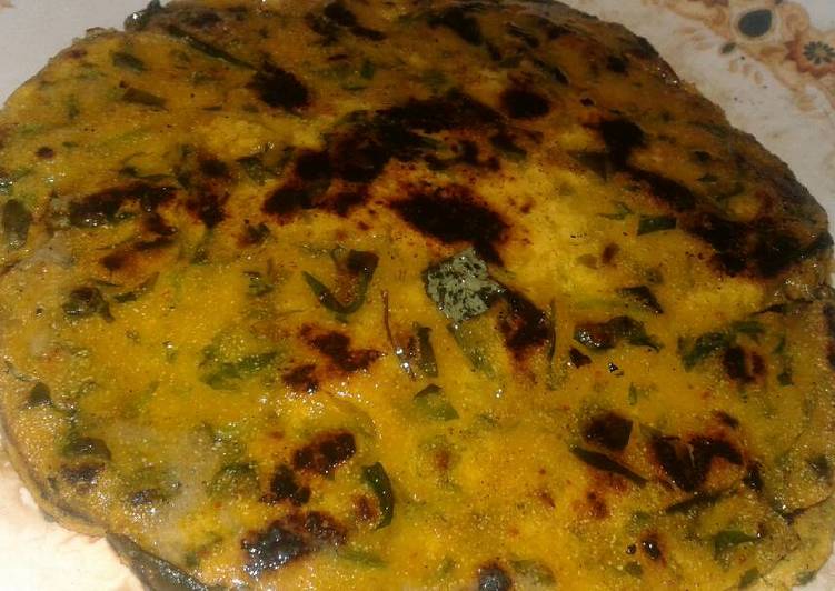 Mathi wali makki ki roti