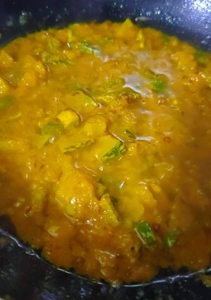 A picture of Pumpkin sabji.