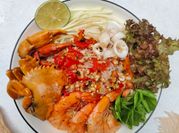 Gambar somtam sayur dan buah