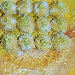 A picture of Coconut Kesar Laddoo##Vrat special.