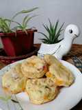 Scones de cheddar y panceta!