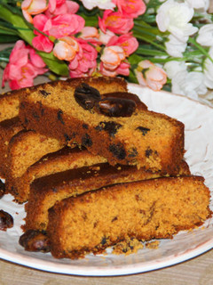A picture of Eggless Soft & Yummy Dates Cake.