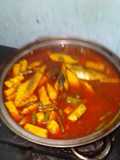 Gulai ikan tongkol cue tempe kacang panjang