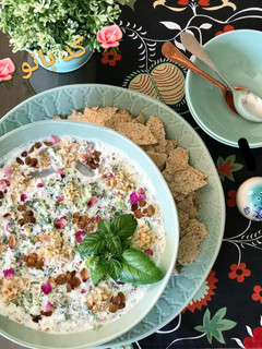 عکسی از دستور آب دوغ خیار