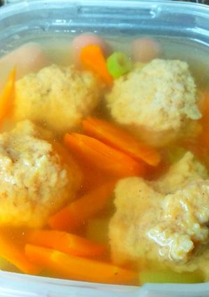 Foto resep Sop Baso Udang Oatmeal (Eat Clean)