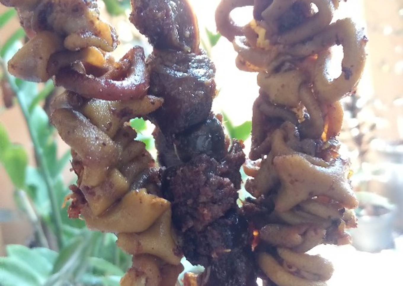 Sate Usus Ati Ayam Angkringan