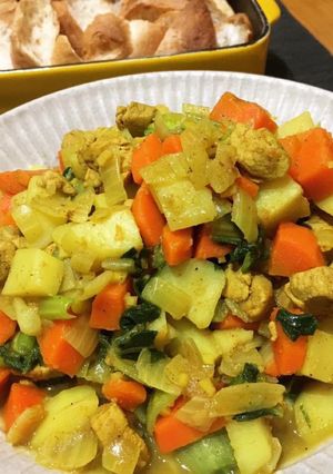 簡易版印度咖哩 的食譜成品照片