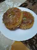 Roscas de hojaldre con cidra con glaseado