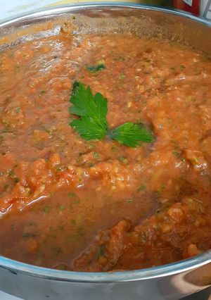 صورة لوصفة صلصة دقوس 🍅❤