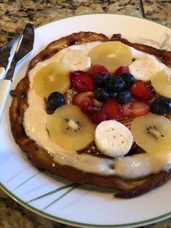 Hình của món Funnel cake.