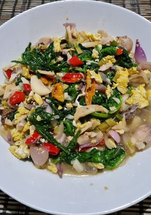 Foto resep Bayam Horenzo Sambal Bawang