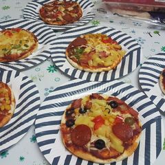 Childrens pizzas A picture of Childrens pizzas.