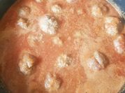 A picture of pork meatballs