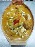 แกงกะทิไก่ใส่สะตอยอดมะพร้าว