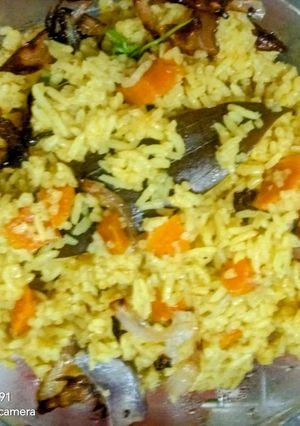 A picture of Spicy Indian Style Carrot Birayani.