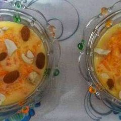 A picture of Carrot kheer.