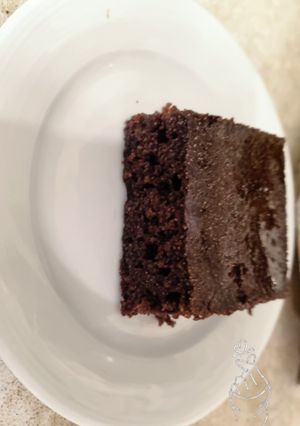صورة لوصفة كيكة السميد بالكاكاو التركية (الريفاني)
