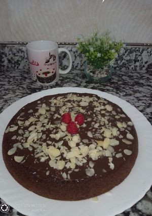 صورة لوصفة كيكة في المقلاة