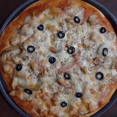 Chicken Fajita Pizza A picture of Chicken Fajita Pizza.