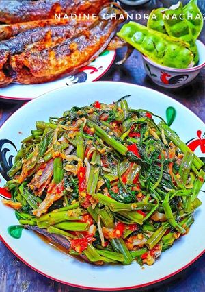 Foto resep Tumis kangkung pedas