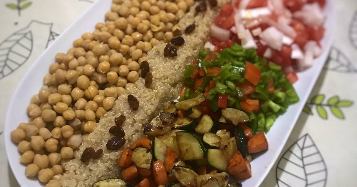 Ensalada de garbanzos y quinoa 36 recetas caseras Cookpad