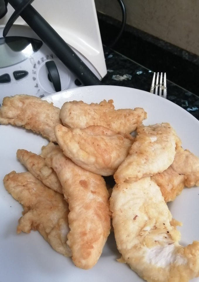 Una foto de Solomillo de pollo rebozado