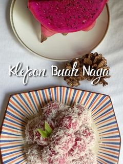 Foto resep #550 Klepon Buah Naga Merah