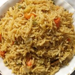A picture of Saffron Rice.
