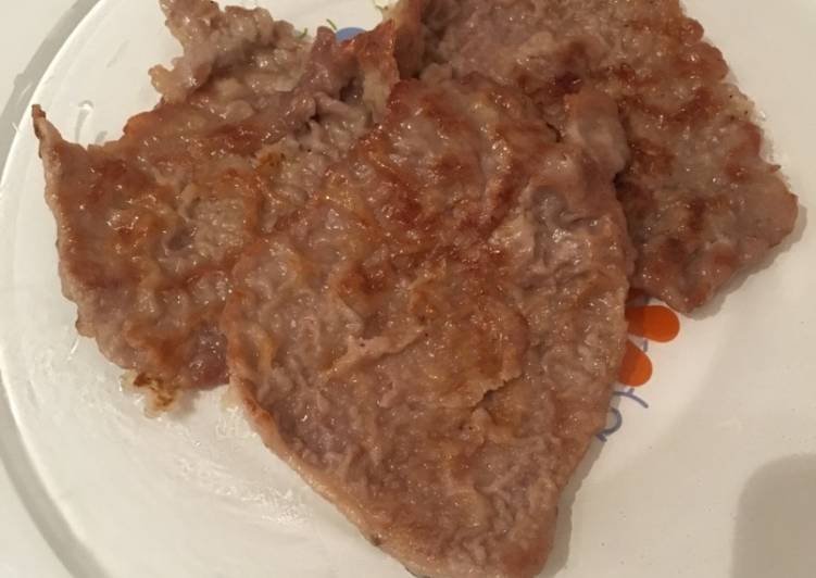 Scaloppine al limone