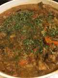 Bœuf mijoté aux légumes d hiver (chou fleur,aubergine,courgettes,carottes,poivron,poireau)