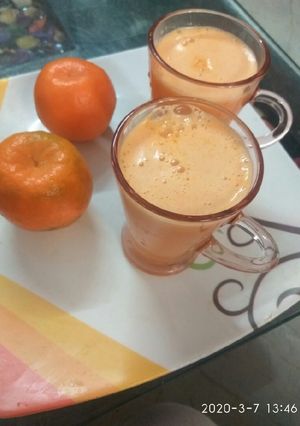 A picture of Orange refreshing juice.