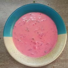 Beetroot Raita A picture of Beetroot Raita.