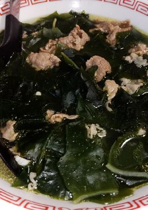 Hình của món Canh rong biển.