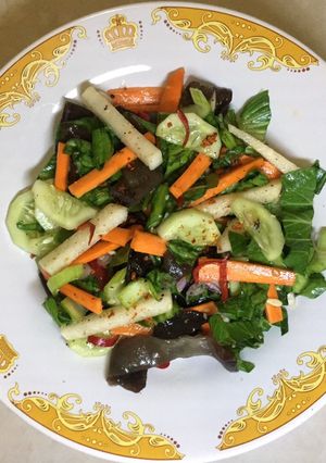 Foto resep Spicy Vegs and Wood Ear Mushroom Salad