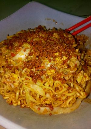 Foto resep Mie nyemek super pedas