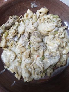 صورة لوصفة معكرونة البروكلي والدجاج 😋🥦