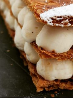 Une photo de Mille feuille du chef Conticini